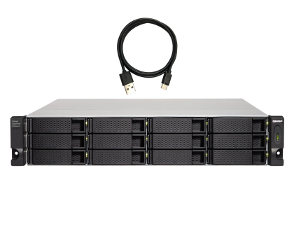 Dysk sieciowy QNAP TL-R1200C-RP Moduł rozszerzający USB